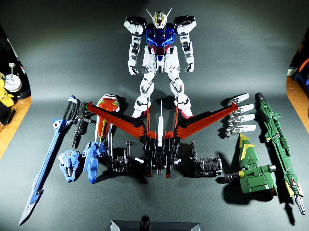 全装備と映り込むピカチュウ