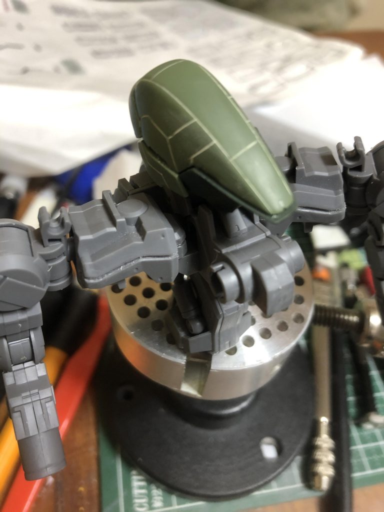 フレームにもディテール追加したりしたんですが殆ど見えなくなりました