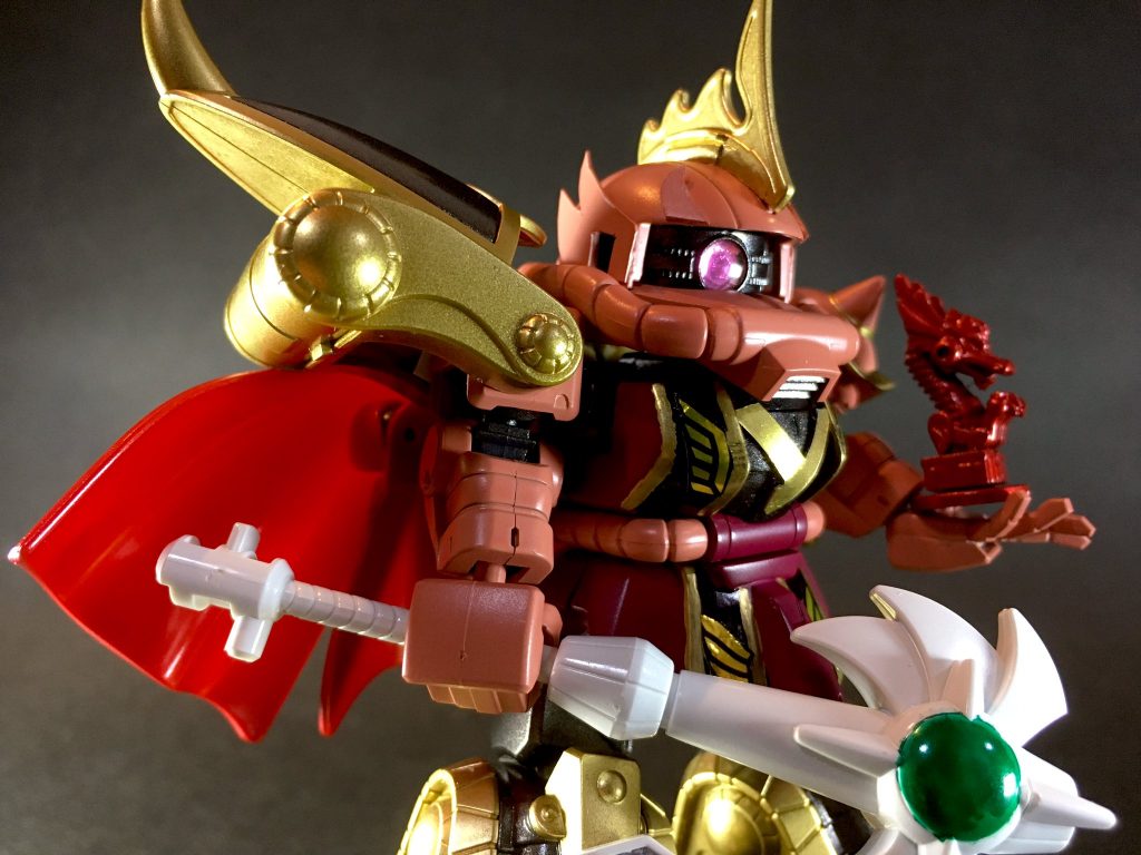 【SD三国伝】晋武皇帝 司馬炎ザクⅡ–2枚目/制作者：ひとらたん