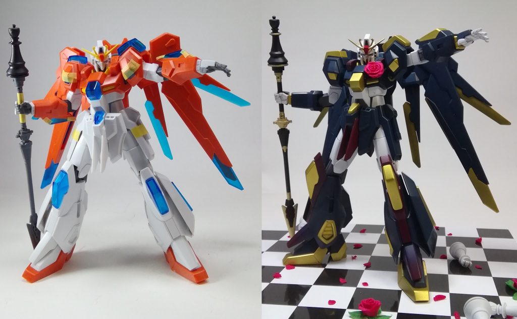 仮組みと製作後