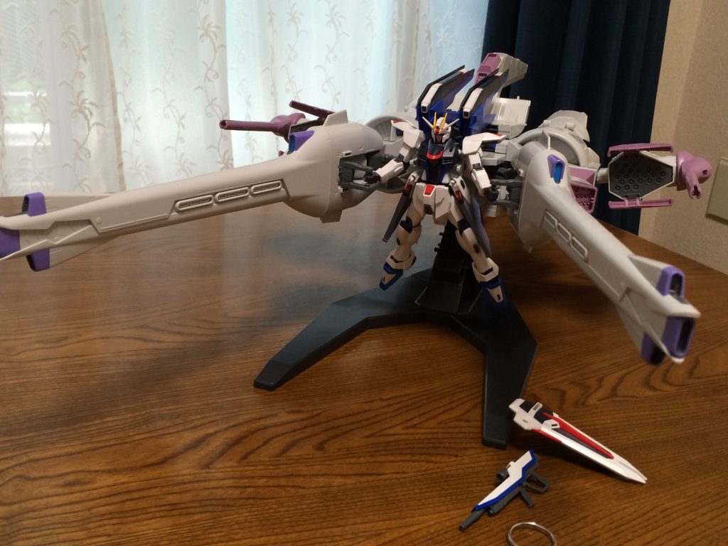 ミーティアはデカすぎて飾らないので、今は分解して保管しています。本当にデカいです！