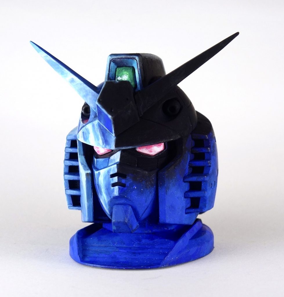 ガンダムヘッド　劇場版第一作ポスター風仕上げ　ガチャ–8枚目/制作者：@館長