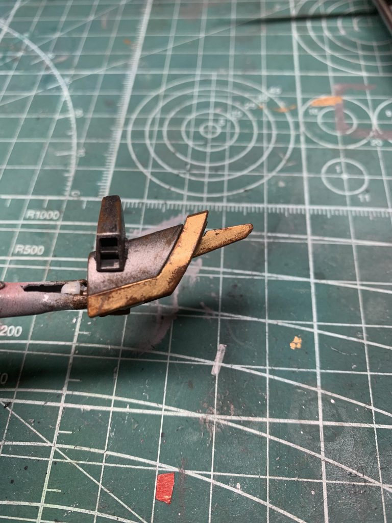 初めてのサビ塗装、雰囲気出てて感動しました