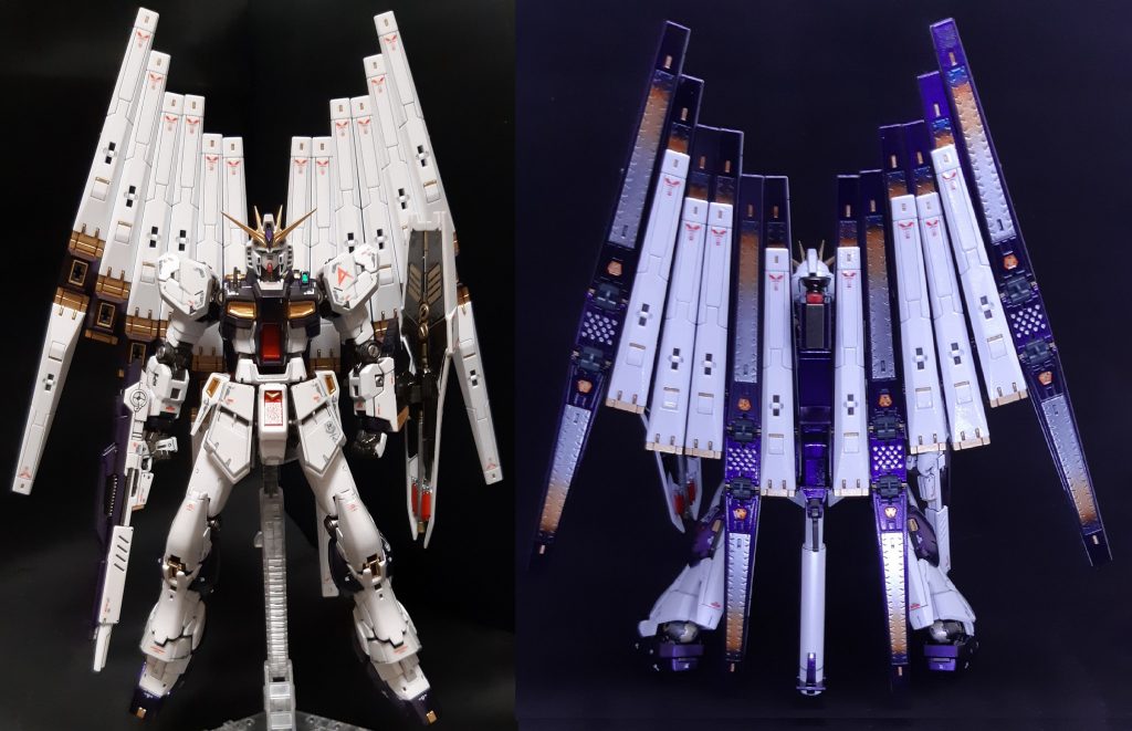 ＲＧ　νガンダム　パール塗装–6枚目/制作者：akasoo