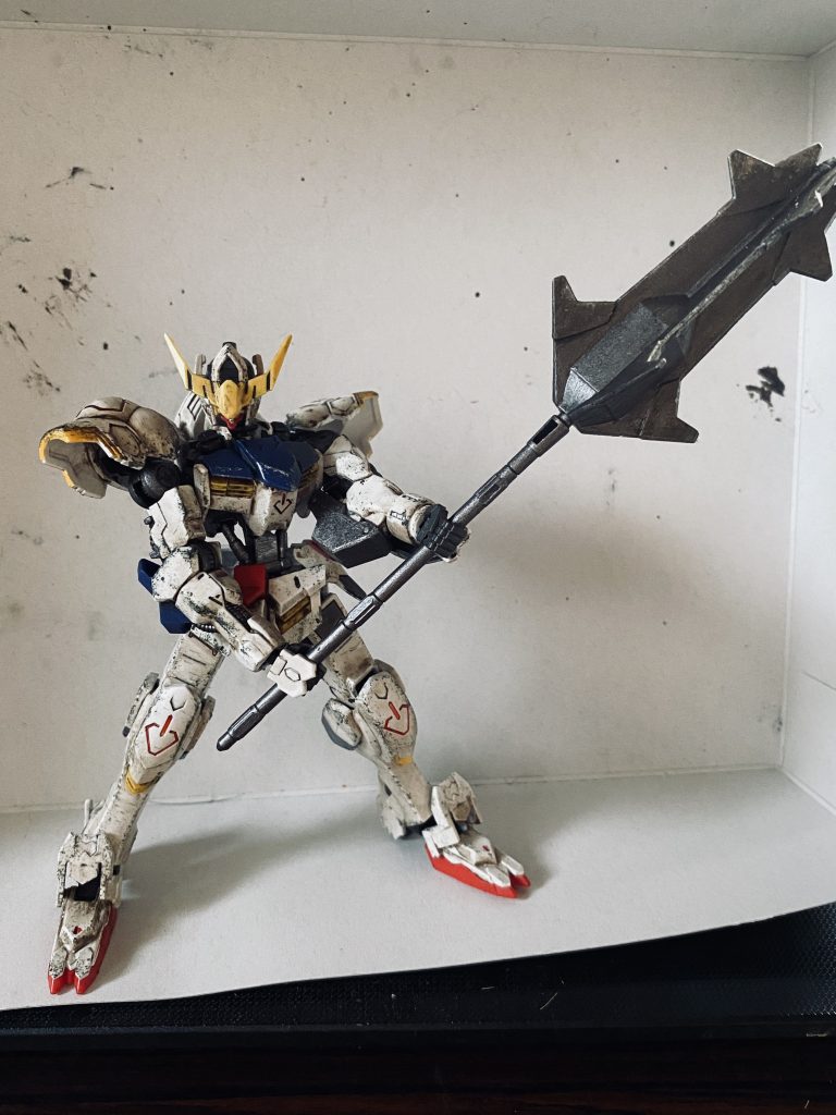 筆塗り部分塗装、ウェザリングを施しました