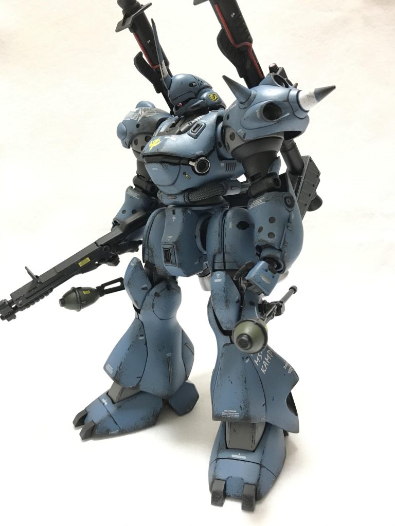 MG 1/100  ケンプファー　ウェザリング–2枚目/制作者：@gyuuuutora