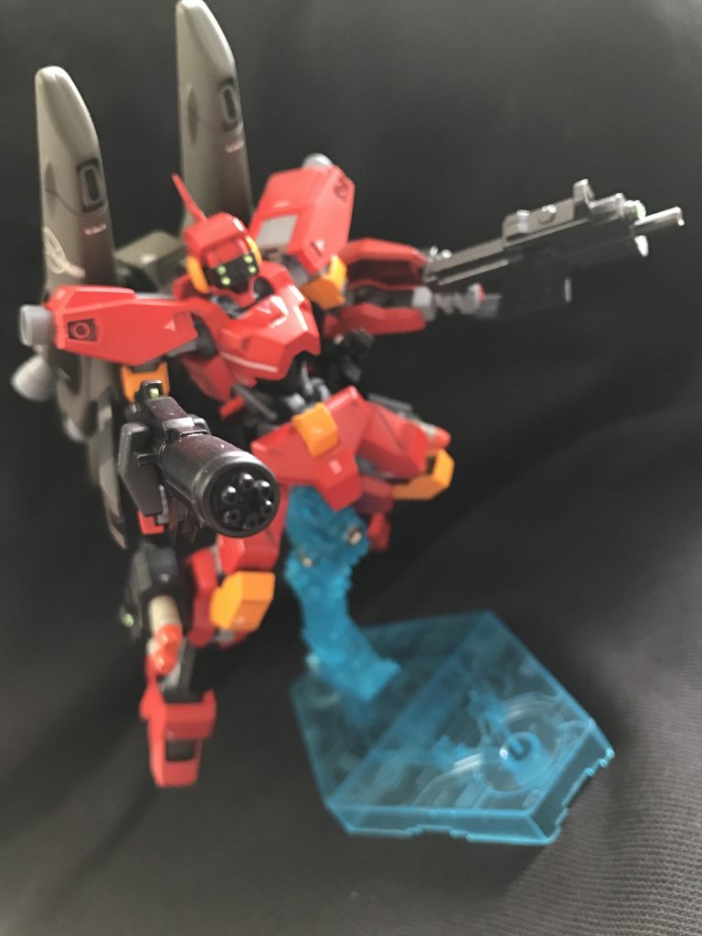 鉄血オプションセットのミサイルランチャーをガトリング砲に変更