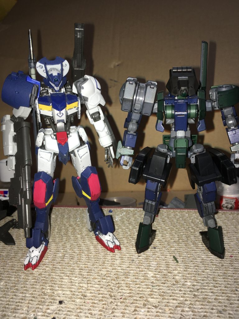 ガンダムフレームとの比較
大きさはこんな感じです。