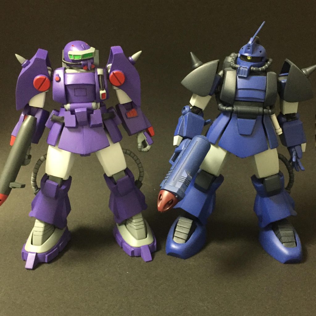 マリンハイザックを作りながらザクダイバーの記号を入れていく，という摩訶不思議な製法で作り上げた機体なので面白かったです．これだからMSVはやめらんねぇ！！！(｀・ω・´)です