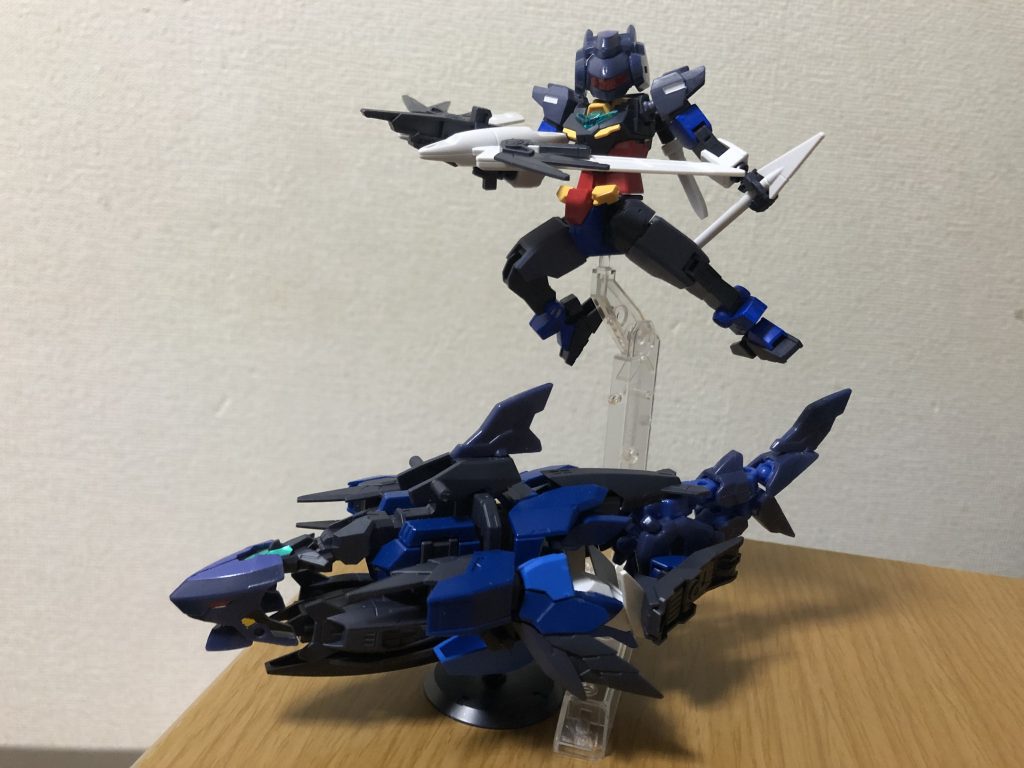 コアガンダムブルの武器の説明は置いといて、ドッキング・ゴー！