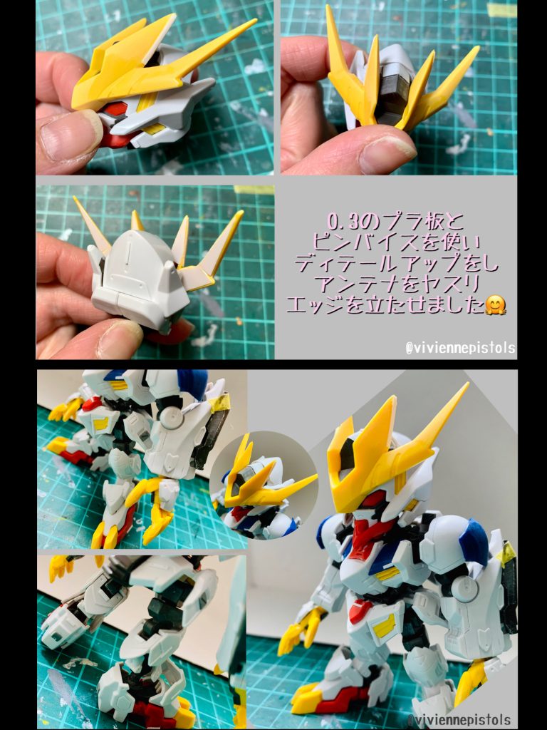 プラ板と社外パーツで、プラスのディテールアップと、スジ彫りやピンバイスでマイナスのディテールアップをしました。