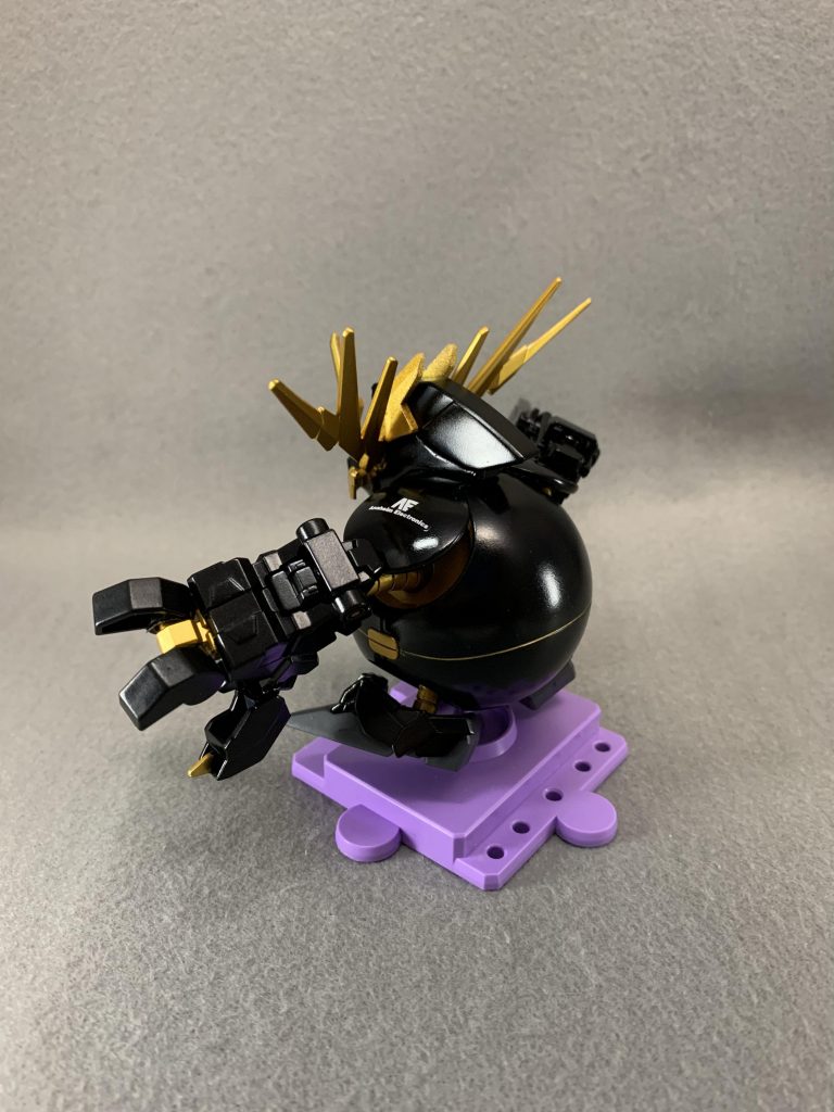 実は作ってる最中に、バックパックが無いことに気が付き... そのためだけに、もう1体 買うのはいかがなものか？と思ったので、そのままフィニッシュです。まあ今後、バックパックが手に入ったら付け足すかもしれませんが。(このままでも良いような)