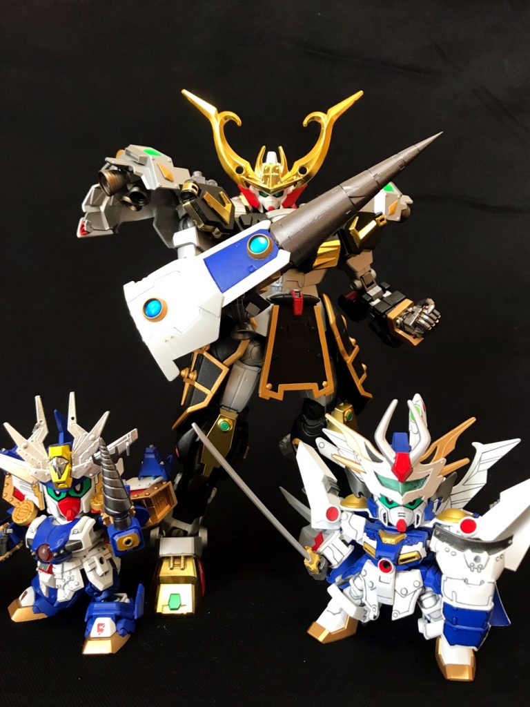 ①爆流頑駄無の武具「戦闘削岩機(バトルドリル)」②荒鬼頑駄無の武具「鬼封力(きふうりきの盾」