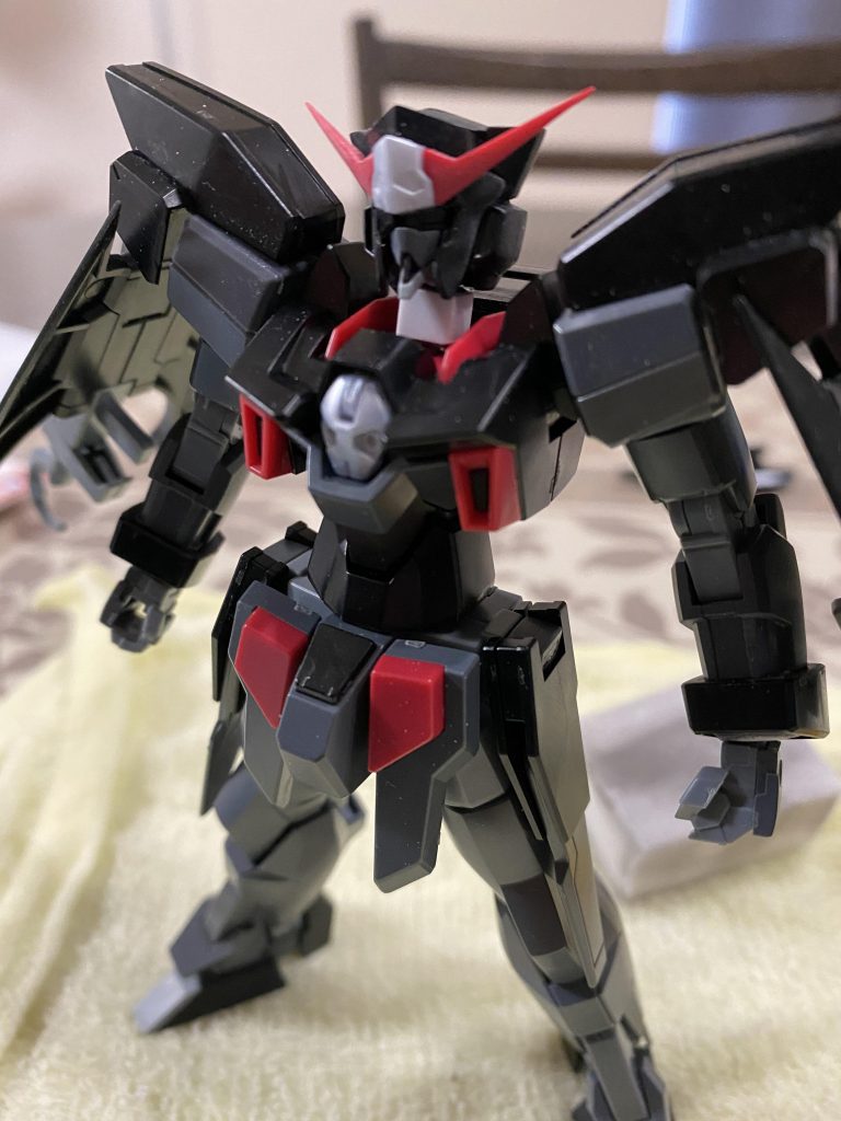 首は1mm延長してプラ板で囲みました