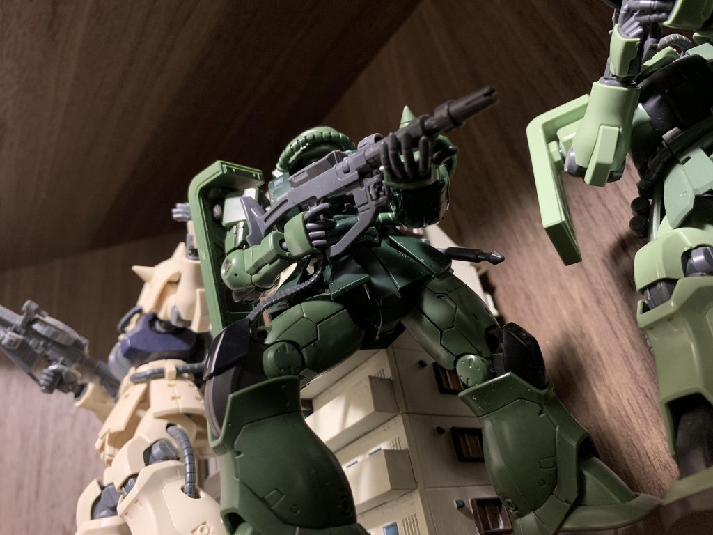 市街地戦のジオン軍ご一行様–5枚目/制作者：96模型店@店長ぐらむ