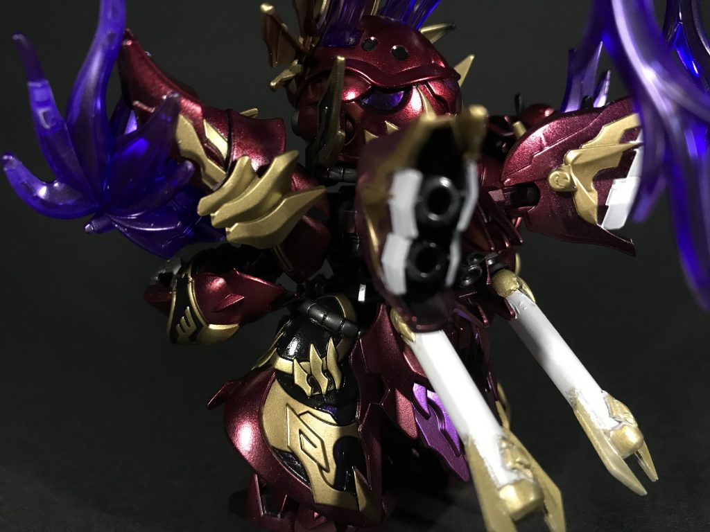 背面(肉抜き穴が気になったので背中のパーツだけセミスクラッチです。何て名前のパーツなんだろう...🤔)