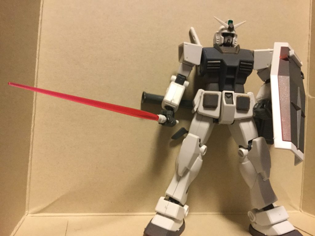 サーベルも
制作工程はありません。
合わせ目消しも何もしてないので
(´・ω・｀)