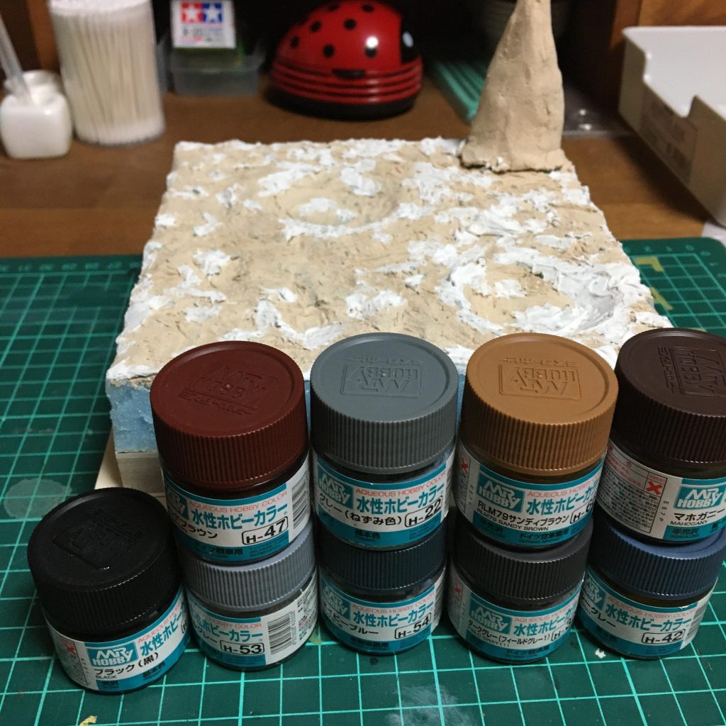 ジャブローに散るのジオラマ 改修版–4枚目/制作者：ogagaga