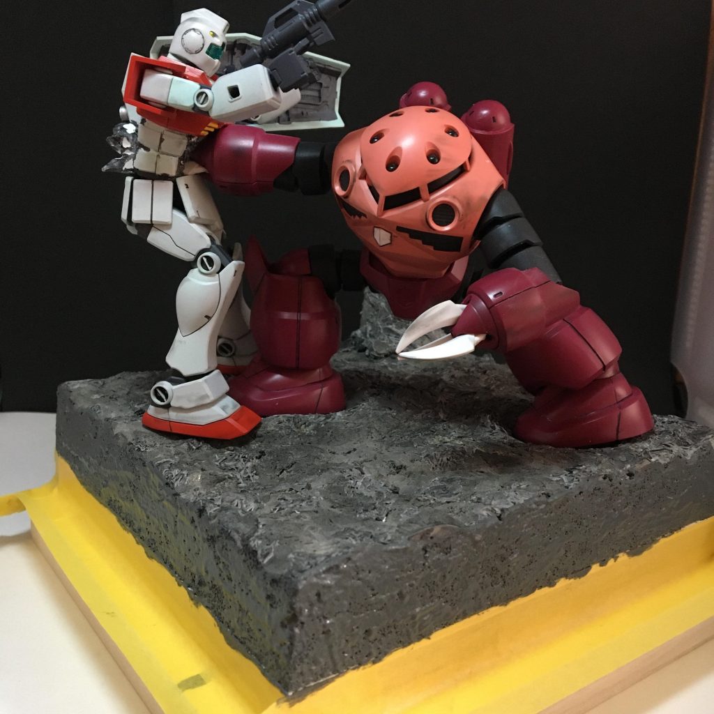 ジャブローに散るのジオラマ 改修版–5枚目/制作者：ogagaga