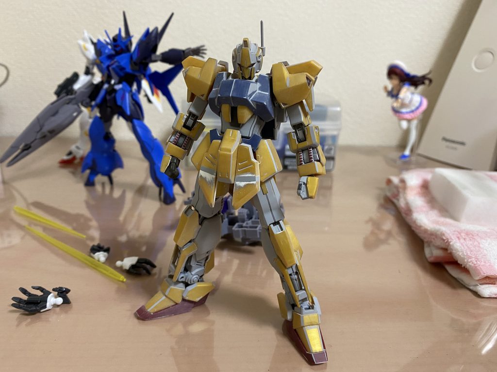 表面処理の途中ですね
この状態なんだかプロみたいで好きです