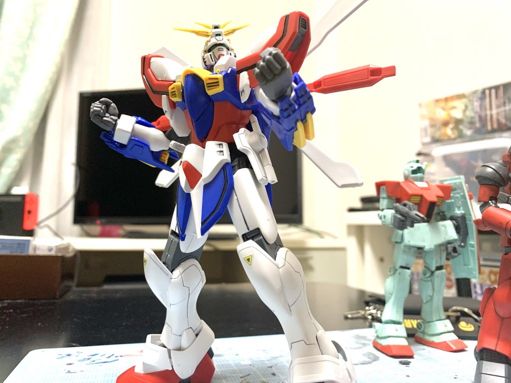 OPの最後のポーズっぽいの！
後ろのジムは気にしないで（笑）