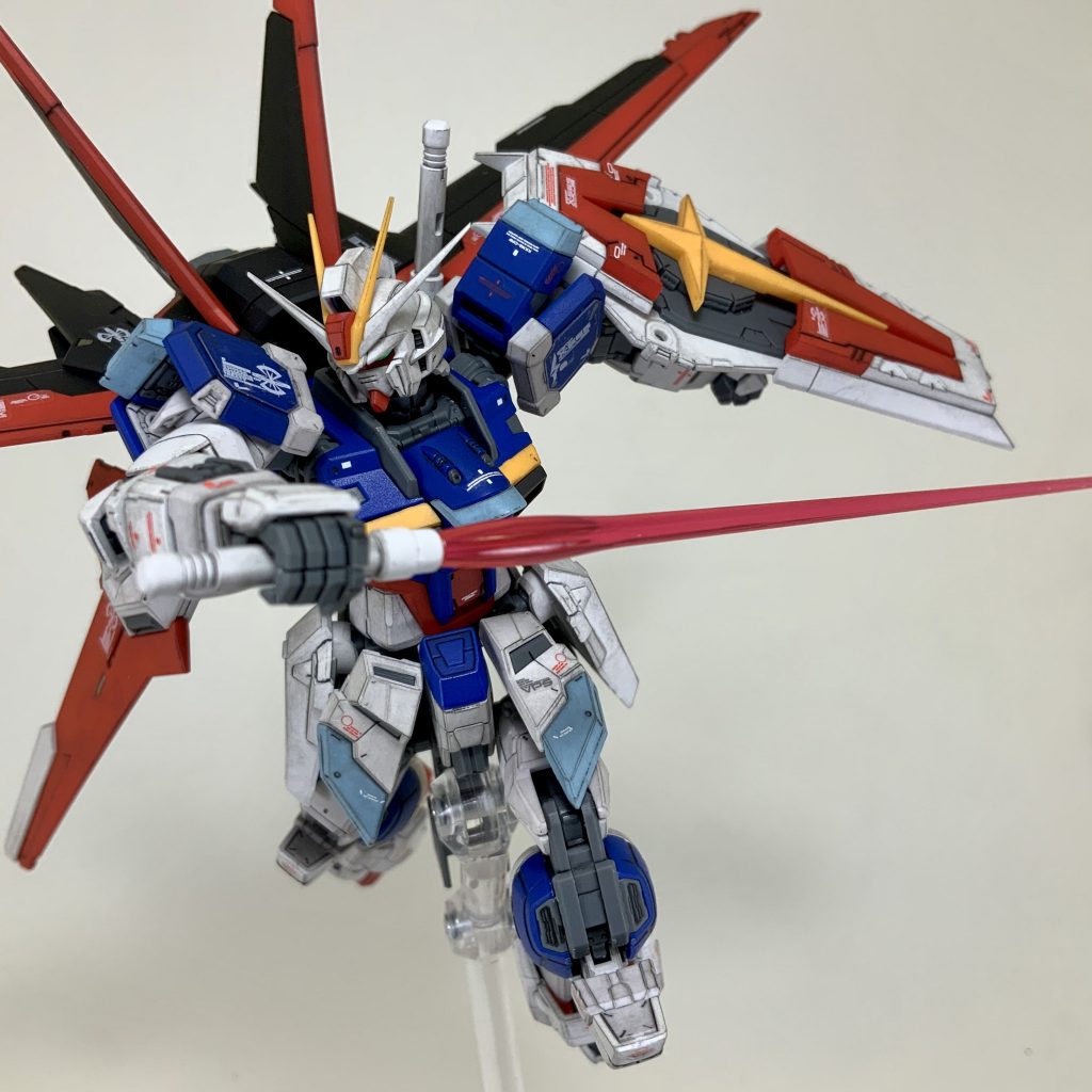 最新のRGだけあって可動範囲も抜群でした。