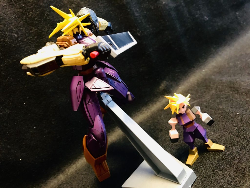 ツンツン頭作るの苦労しました笑