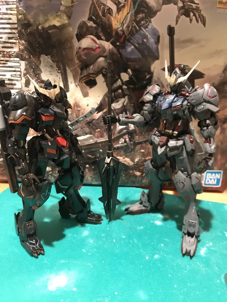 RE 1/100バルバトスと共に、、、