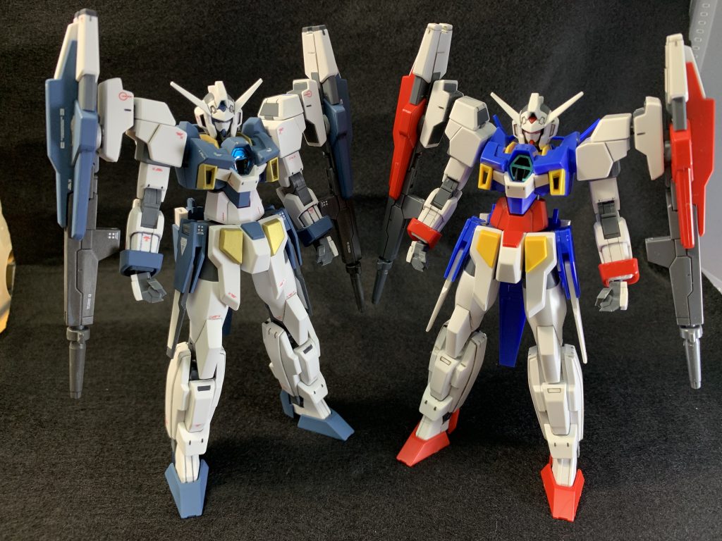 比較用に素組みとパシャリ