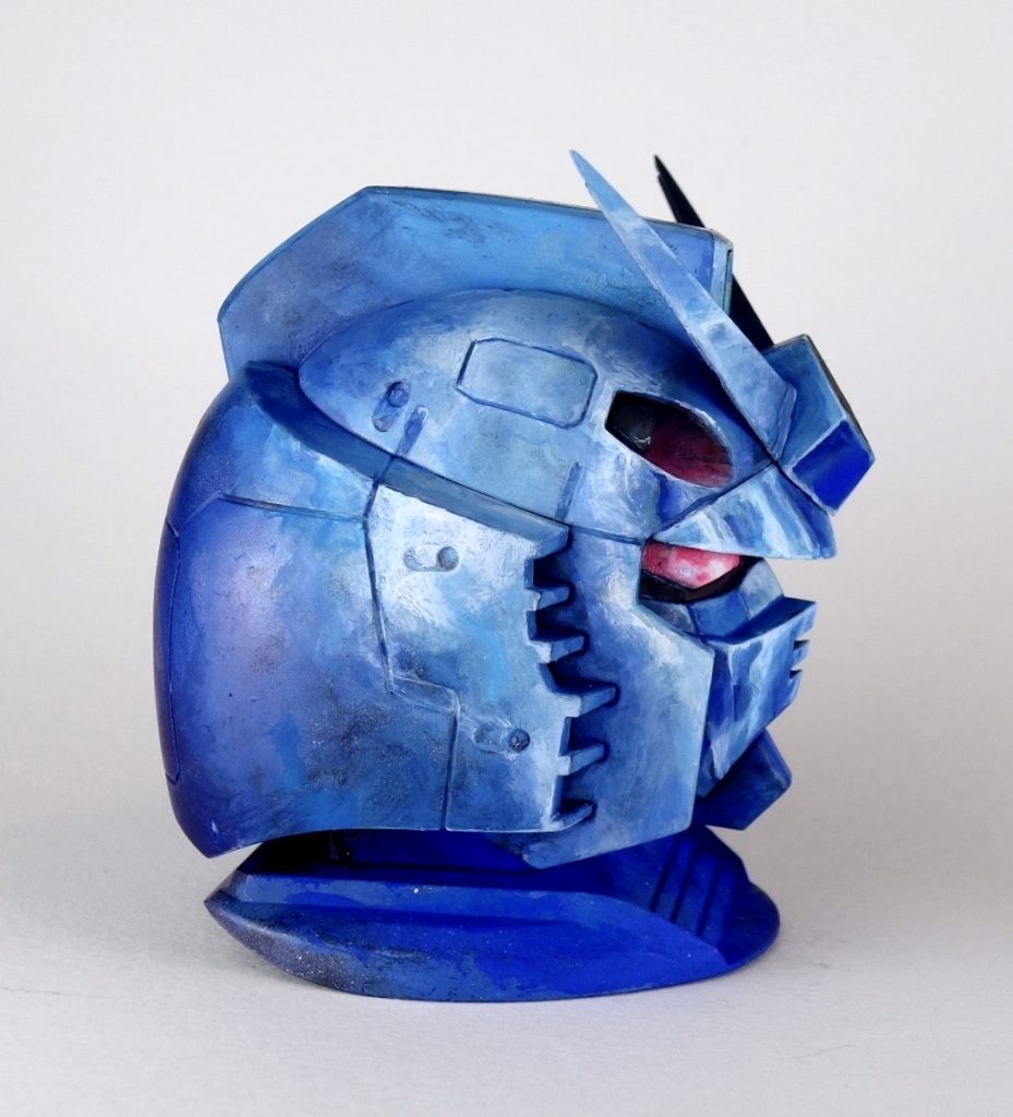 ガンダムヘッド　劇場版第一作ポスター風仕上げ　ガチャ–4枚目/制作者：@館長