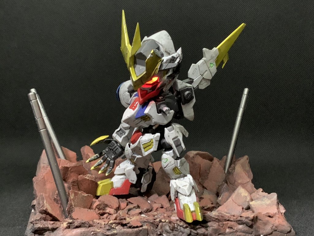 ツインアイにLEDを入れました。