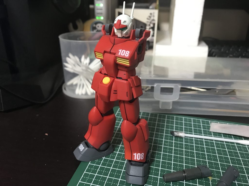 デカールと墨入れ