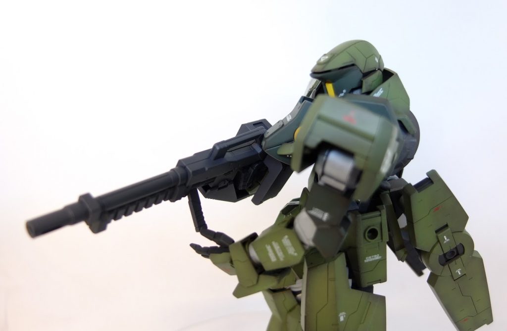 銃はウェザリングした方が…良かったかも…