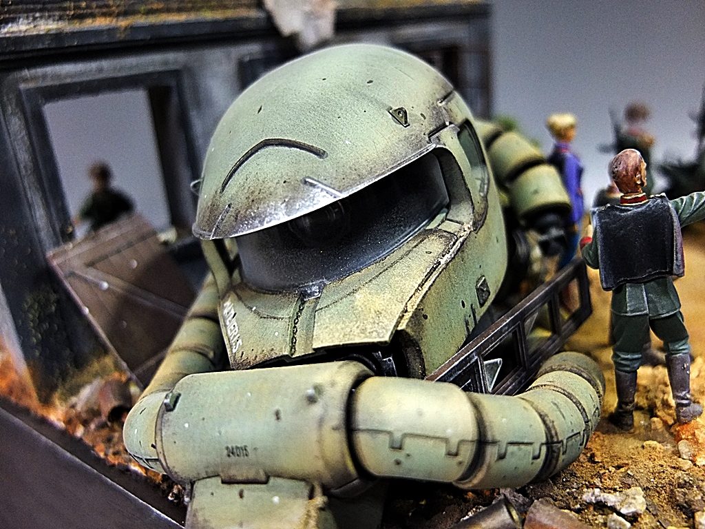 UCハードグラフ　ランバラル隊ジオラマ–4枚目/制作者：matever1.5 まてや