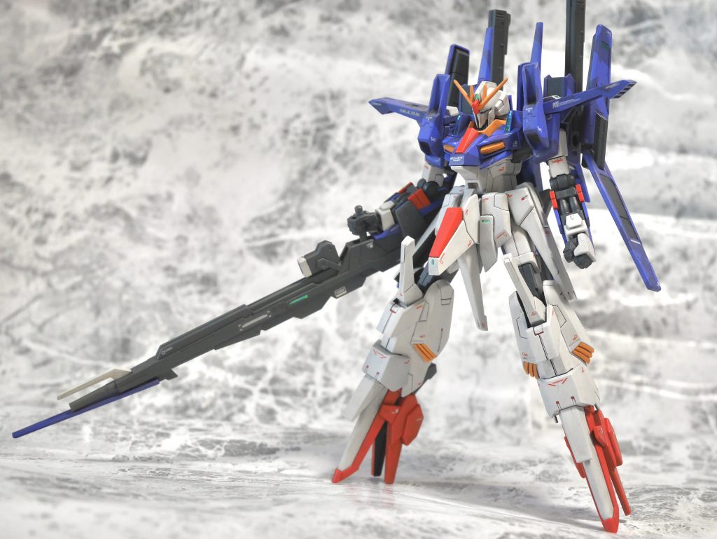 青色部分はスプリッター塗装にしてみました