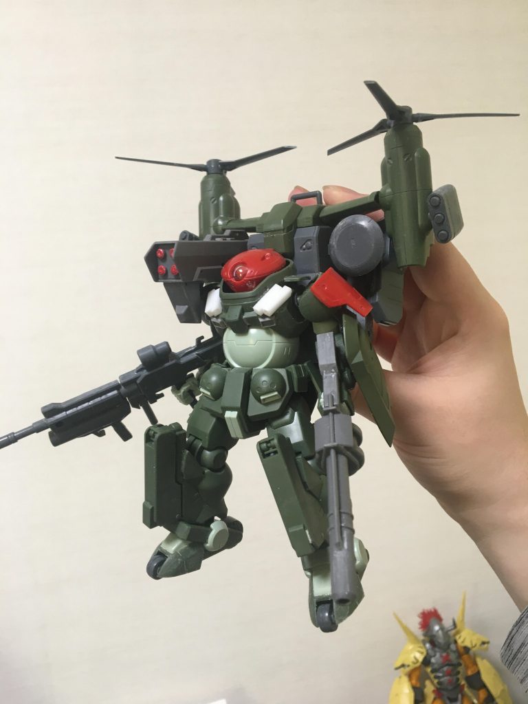 塗装前状態。塗装は全てファレフォ及びシタデルカラーになります。基本塗装の後、チッピング→ウォッシングを施し、最後に足元を中心に泥汚れを盛り付けました。