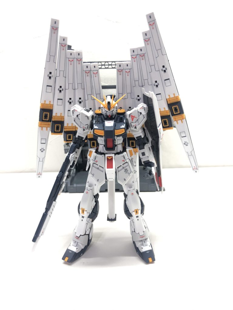 ダブルフィンファンネル装備。
羽根みたいでコレはコレで良いです♪