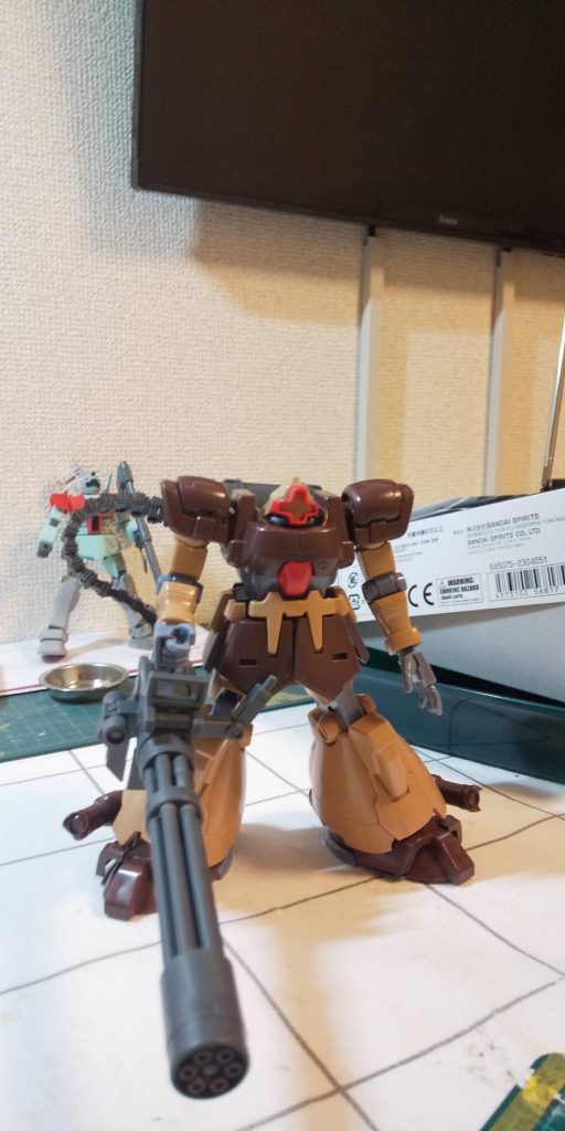 とりあえずバランスを見る為仮組み