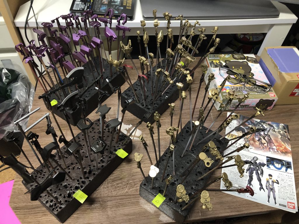 組む前に一日眺めてました…