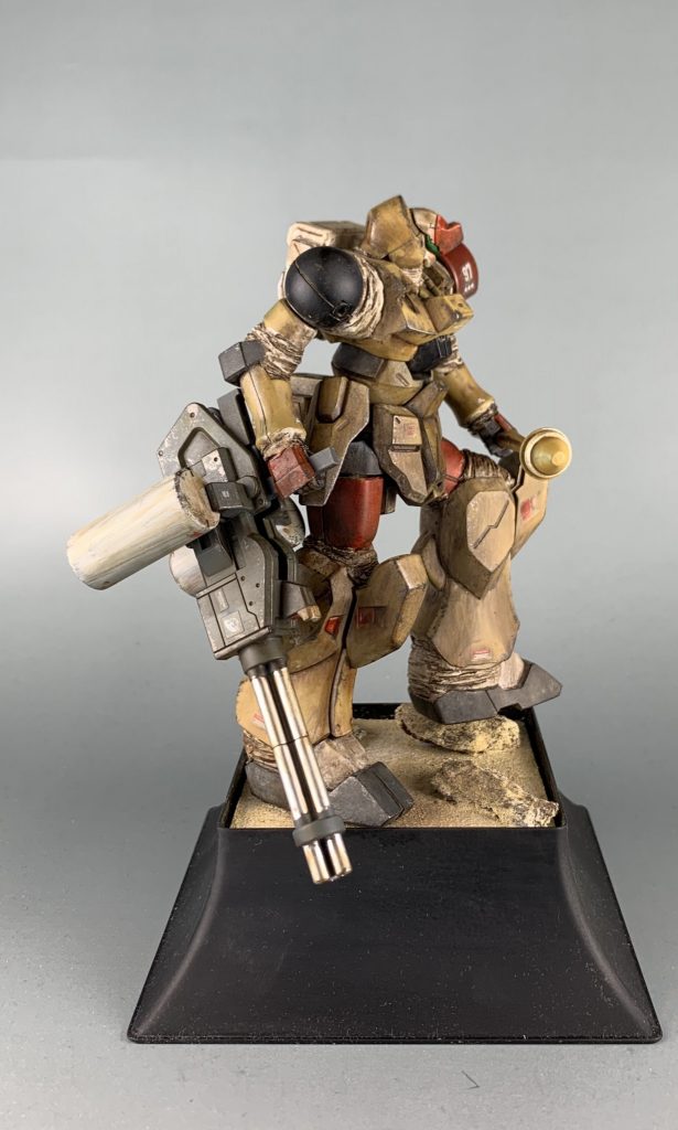 砂漠仕様ということで関節部分にはシーリングを施しています。