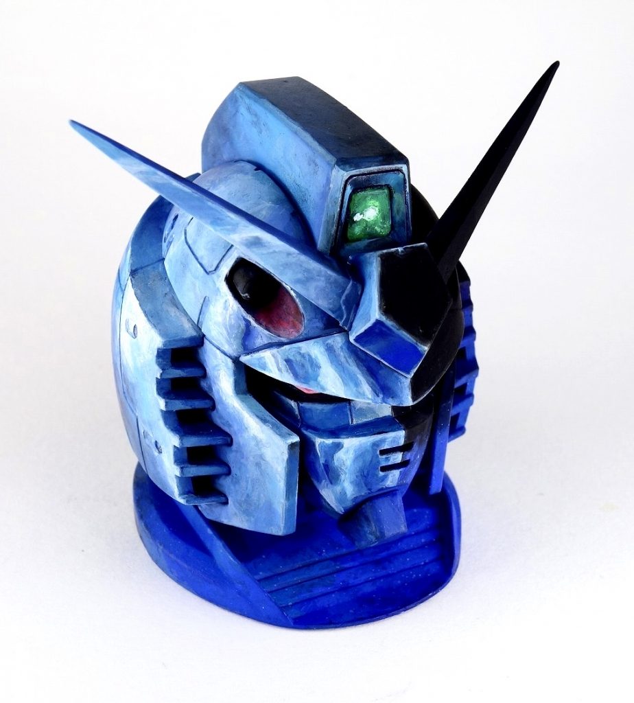 ガンダムヘッド　劇場版第一作ポスター風仕上げ　ガチャ–3枚目/制作者：@館長