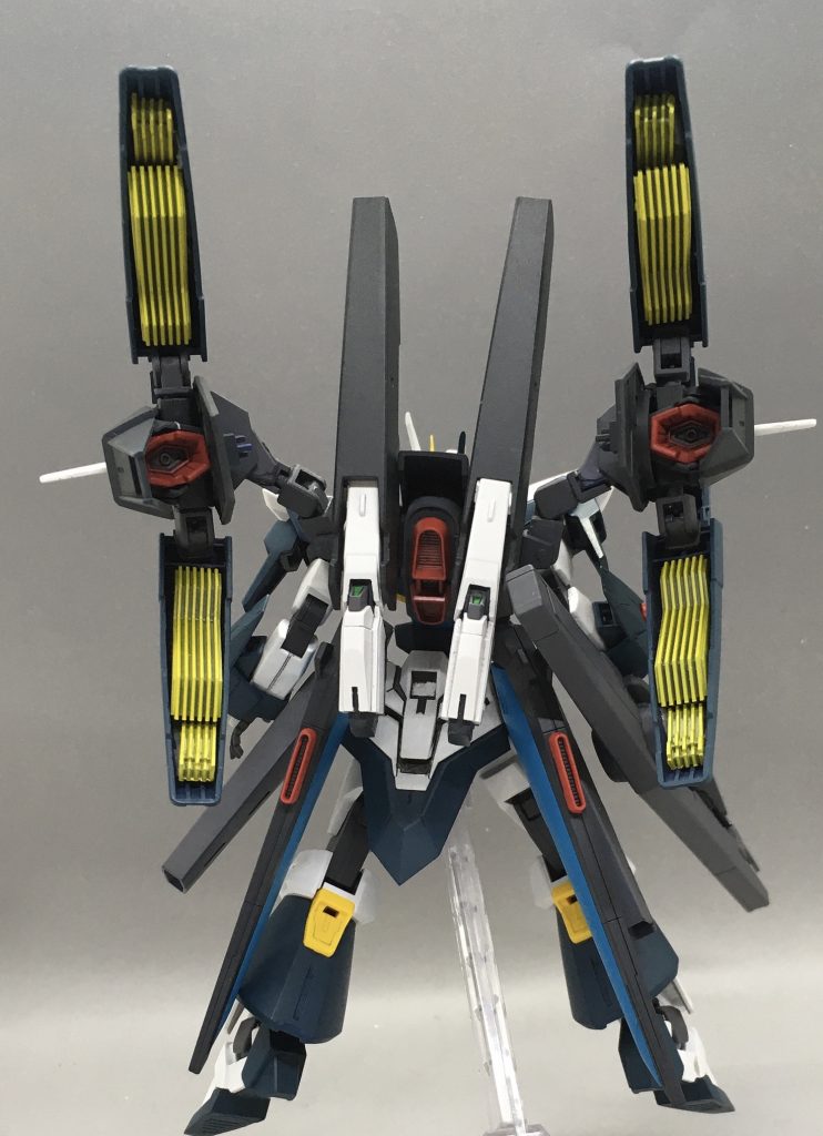 バックショット。コトブキヤのラジエートフィンを使ってます。