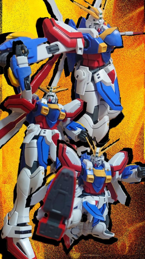 プラモの説明書っぽくレイアウトしてみました。ちょっといじるだけでもめちゃめちゃ愛着湧きますね！
可動範囲は広いけど、撮りたいポーズがガンガン決まる広さではなく。スタンド使いましたが、腰のリアアーマーがなかなか干渉します。(^o^;)