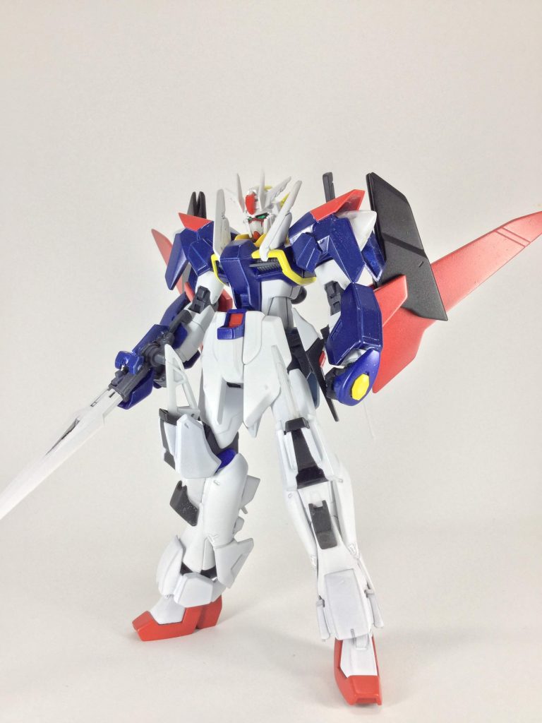 ハイマットモード
腰の翼を展開した状態。高速移動が出来る
オリジナル機とは違い光の翼を出せないので追加した機能