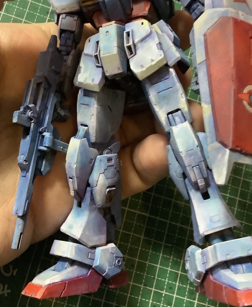 本体筆塗り途中