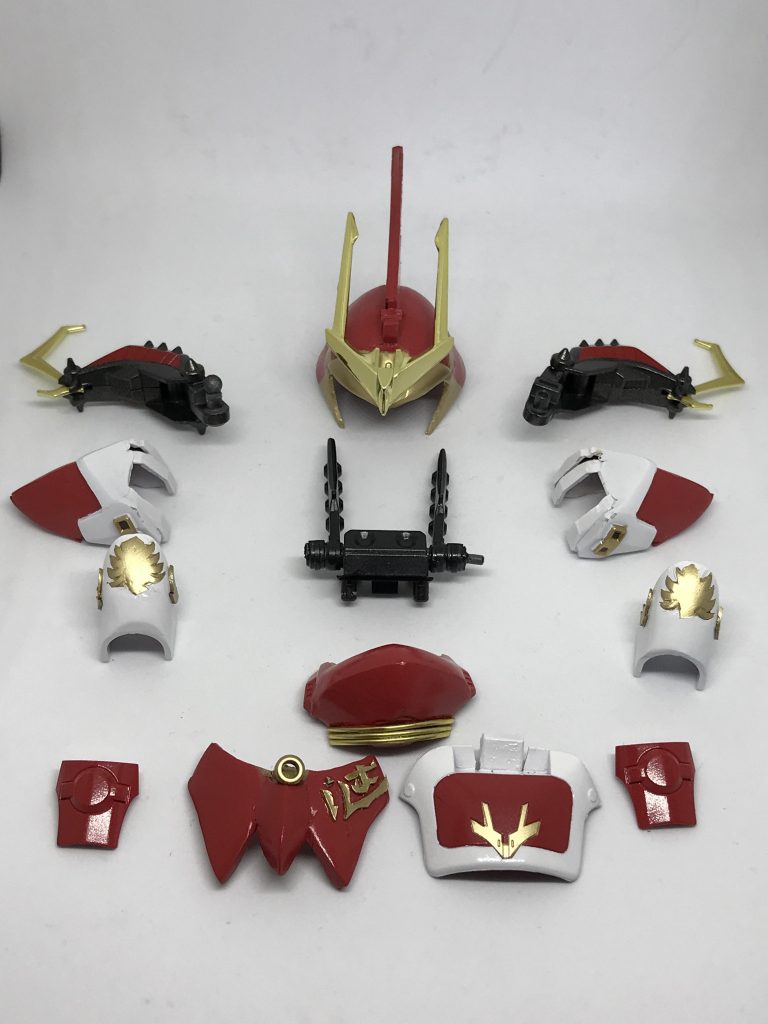 鎧は全て外せます