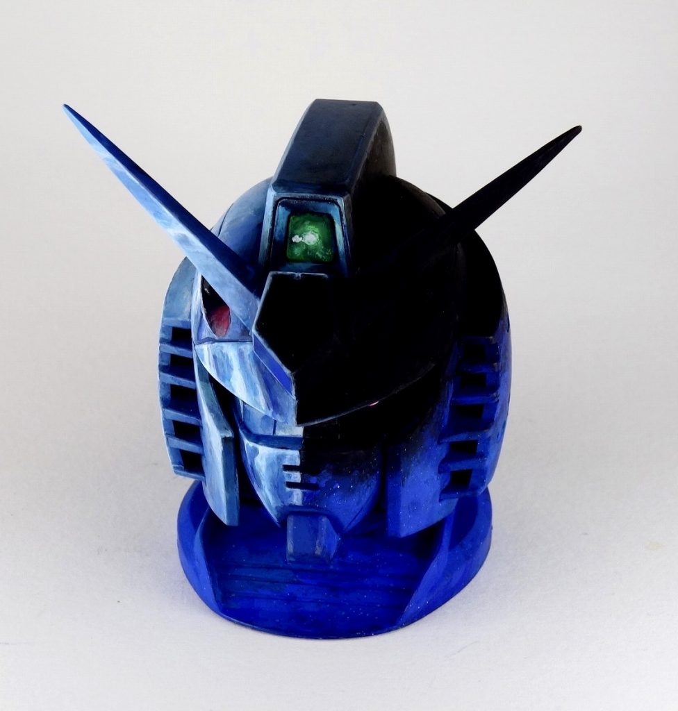 ガンダムヘッド　劇場版第一作ポスター風仕上げ　ガチャ–7枚目/制作者：@館長