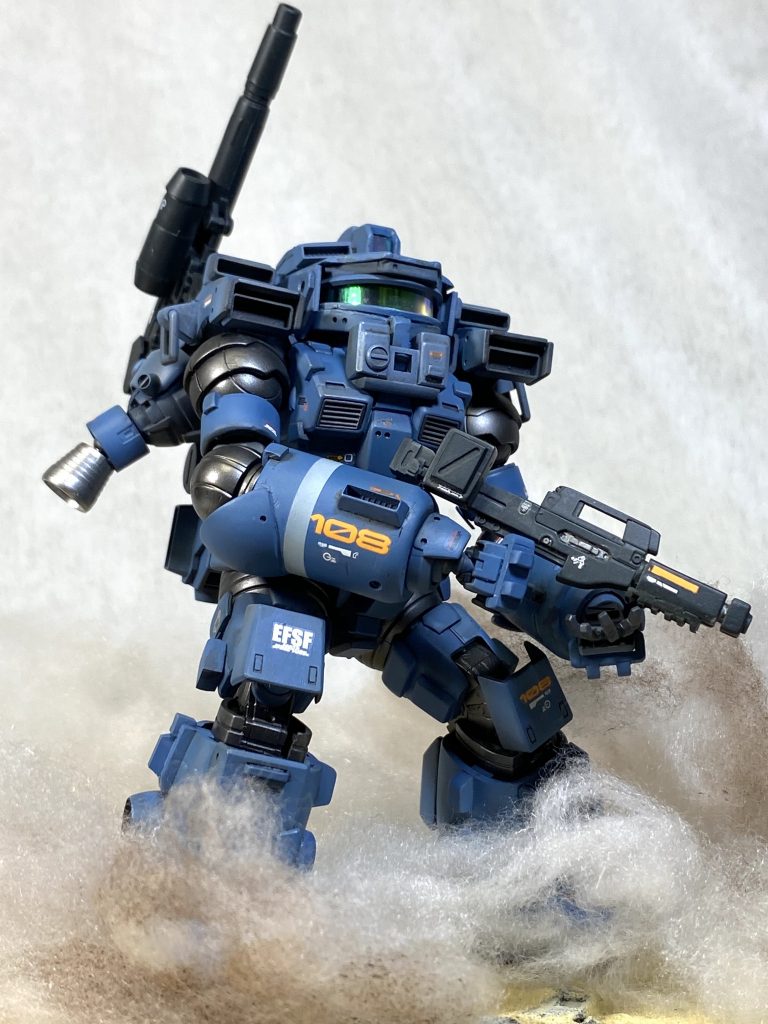 異様な迫力。MSサイズの18m?
まあ、無理がありますね…