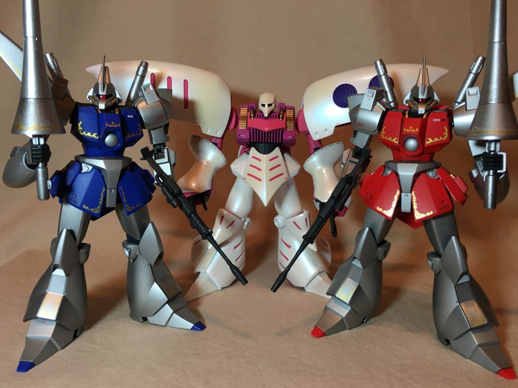 これをやりたくてキュベレイを作成しました。ゲーマルクのリリースはまだまだ先になりそうですし、守る主君は居た方が良いかなと(笑)。