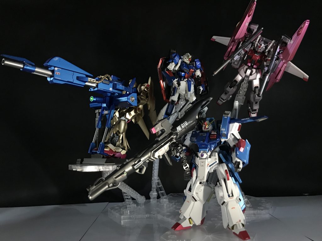 新訳ZZガンダムチームとして完成するべく、絶賛調整中です。画像は途中経過。